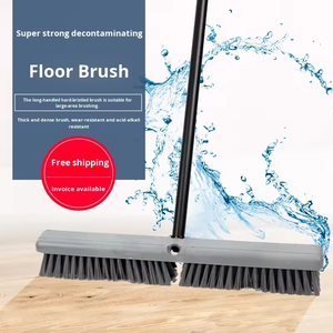 Outils de nettoyage professionnels, <span class=keywords><strong>balai</strong></span> à pousser en bois, brosse à récurer pour sols rugueux intérieurs et extérieurs, tête de <span class=keywords><strong>balai</strong></span> de nettoyage - Product Image 2