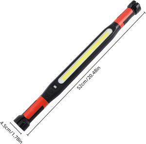 Portable <b>LED</b> Work <b>Light</b> ABS IP55 Rechargeable 2 Magnetic Base 360 Rotating Hook Clamp <b>Workshop</b> Garage Automotive Job RC-W25032 P - Product Image 4