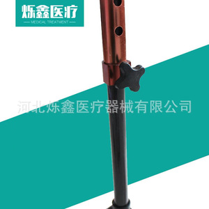 Bâton de marche Jinhui en alliage d'aluminium, hauteur réglable pour personnes âgées - Product Image 2