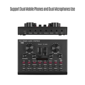 Multifonctionnel Streaming Audio Mobile en Direct Carte Son pour Enregistrement Hôte - Product Image 3