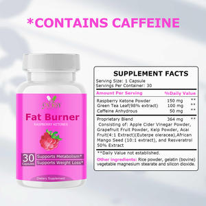 Cápsulas Naturais de Queima de Gordura OEM com Extrato de Resveratrol, Vinagre de Maçã e Pó de Algas para Apoio ao Controle de Peso - Product Image 2