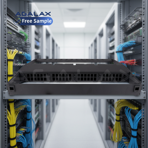 1U 19-inch rackmount MPO glasvezel patchpaneel voor 4 LGX cassettes, plastic MPO LC, 96 vezels voor datacenters/netwerken - Product Image 2