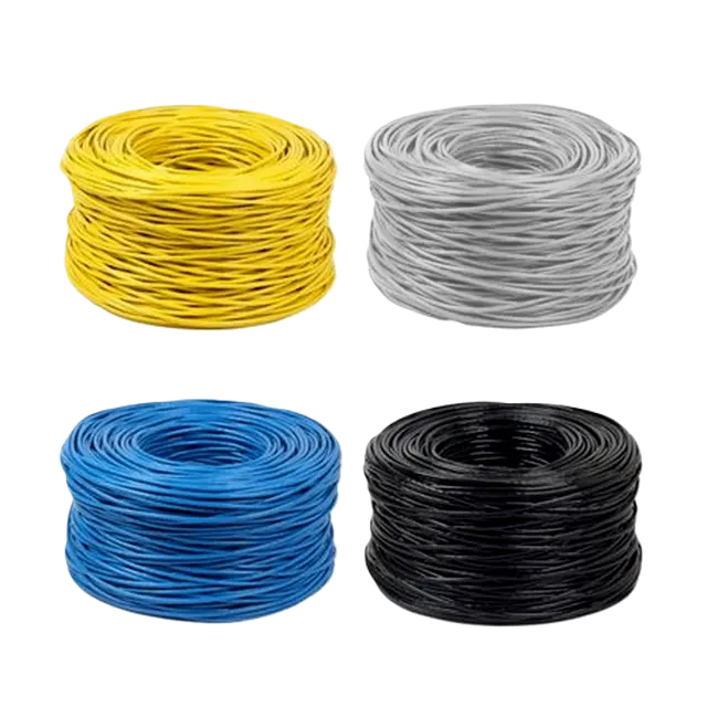 Cat6 Cable Manufacture 1000FT 305m Cat6 UTP Network Cable 23AWG 24AWG Communication Cables