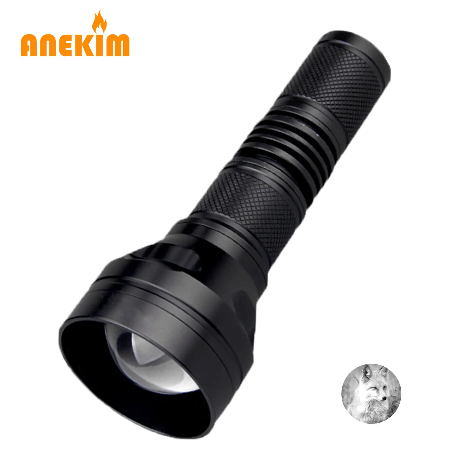 ANEKIM UC50 Zoom Infrared Illuminator VCSELIR940nm Torch for Digital Night Vision USB Rechargeable Powerful Tactical Flashlights