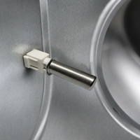 Sensor Suhu Termistor Tipe NTC dengan Casing Logam ATS103F3975FB51AX Output Analog Akurasi 1C untuk Mesin Cuci Pakaian