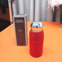 Portable filles intérieur accessoires Kit étincelant cristal vide tasse strass isolé bouteille d'eau Bling voiture accessoires pour