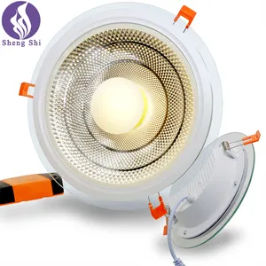 Beste led downlights 2021 5W 7W 15W 25Wround weiß COB SMD Hotel Shopping einkaufszentren decke spot licht einbau lichter der decke unten