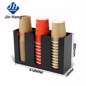 Tùy chỉnh <span class=keywords><strong>Acrylic</strong></span> cốc cốc hiển thị Nắp mô đứng cốc cà phê hiển thị <span class=keywords><strong>Rack</strong></span> trong Countertop - Product Image 1