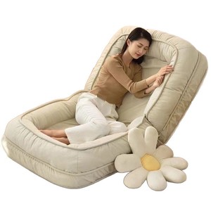 Oval Foldable <b>Sofa</b> <b>Bed</b> With Foam Filling For Children And Adults Versatile Lounge Chair - Product Image 5