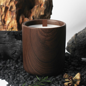 Aikun - Vela Aromática Hecha a Mano con Cera de Soja y Cera de Abeja, Gran Capacidad de 500g, Aroma a Madera de Nogal, para Acción de Gracias y Pascua - Product Image 3