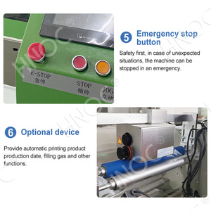 HNOC Pillow Pouch Cutlery Napkin Flow Towel Bagging Wrapper Package Machine for Wet <strong>Wipes</strong> - Product Image 5