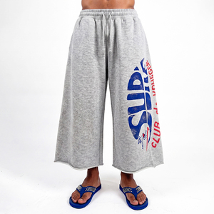 Pantalones Cortos de Chándal para Hombre con Dobladillo sin Rematar, Estampado DTG, Diseño de Moda Urbana, Casual, Holgados, Personalizados de Fábrica - Product Image 3