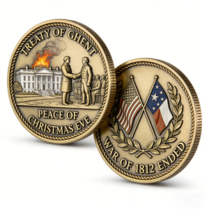 Moneda de desafío personalizada de zinc blanco, económica, en blanco, para artesanías metálicas, con logotipo 3D grabado con láser a doble cara, esmaltada, recuerdo - Product Image 1