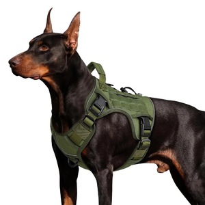 Harnais anti-traction professionnel robuste pour <span class=keywords><strong>chien</strong></span> avec <span class=keywords><strong>laisse</strong></span> pour chiens de service de taille moyenne à grande - Product Image 4
