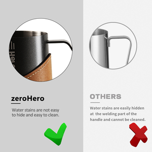 Jarra de Leche de Acero Inoxidable ZeroHero de 450 ml para Latte y Café - Product Image 2