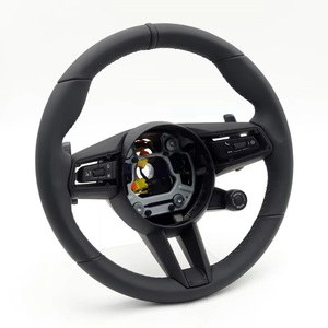 Volante Deportivo de Cuero Mejorado para Panamera Cayenne 957 <span class=keywords><strong>Macan</strong></span> 996 997 Cayman 987 991 993 971 970.2 GT3 - Product Image 3