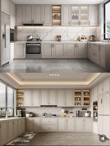Offerta Speciale: Mobili Base Sottolavello Contemporanei in Legno <span class=keywords><strong>Bianco</strong></span> <span class=keywords><strong>con</strong></span> Isola <span class=keywords><strong>Cucina</strong></span>, Rubinetto e Finitura in <span class=keywords><strong>Marmo</strong></span>/Laminato, Lavello Incluso - Product Image 2