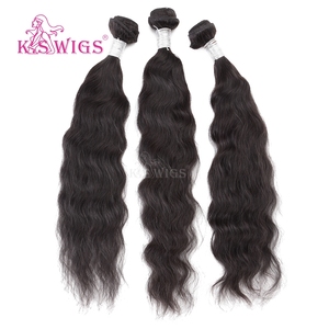 K.S <b>WIGS</b> 8A 10A 12A Remy Human Hair Bundles <b>Deep</b> <b>Wave</b> Double Drawn Machine Double Weft Hair Weave Extensions Bundle Hair - Product Image 2