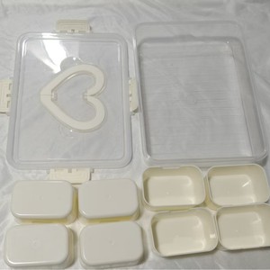 Portable Hand-Held Plastic Heart-Shaped Food <b>Storage</b> <b>Box</b> Fresh-Keeping Refrigerator Compartment Draining <b>Box</b> Picnic Fruit <b>Box</b> - Product Image 3