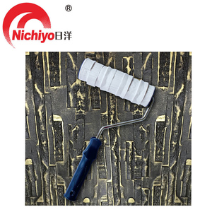 Outil de peinture à motif de briques, grain de bois, rouleau de texture murale, peinture artistique - Product Image 1