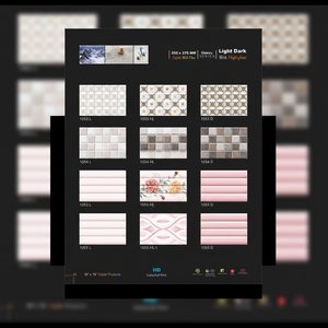 Rústico digital 10x15 Azulejos de pared exterior Ladrillo refractario y color verde antibacteriano de la familia - Product Image 1