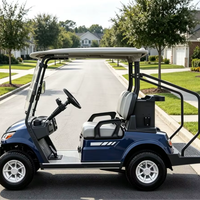 A827.2 Kendaraan Golf Listrik 2-Kursi, Buggy yang Dioptimalkan untuk Penggunaan Klub, Hemat Anggaran Pengadaan untuk Tempat Golf