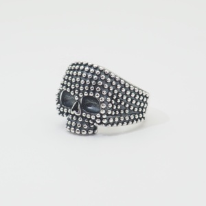 Bague pour homme en argent 925 avec crâne <span class=keywords><strong>de</strong></span> conception privée spéciale - Product Image 3
