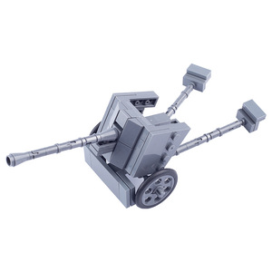 WWII Militär Deutsche Soldatenfigur PAK40 Panzerabwehrkanone Modell Baustein-Set - Product Image 2