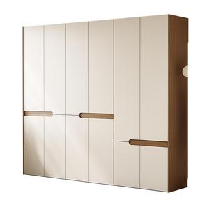 Armadio moderno in stile nordico Dongma Enf-grade Pine Board con scomparti pieghevoli per camera da letto di piccoli appartamenti. - Product Image 1