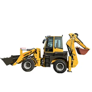 Diesel 4x4 Wheel Loader 2500kgs Mountain Raise CE EURO5 EPA Backhoe Excavator Loader