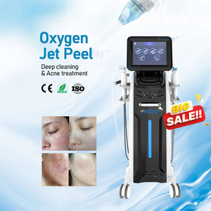 Dispositivo de cuidado facial no invasivo 8 en 1 con oxígeno Hydra para limpieza profunda, rejuvenecimiento y tratamiento de estiramiento de la piel - Product Image 1