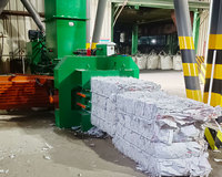 Presse à balles hydraulique horizontale pour bouteilles en plastique et carton OCEAN/compacteur hydraulique