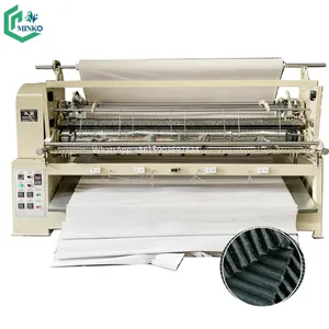 zj 416 bamboo pleat machine fabric folding pleating machine automatic cloth pleating machine