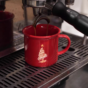 Customized Modern Cartoon Pattern Red Stoneware Ceramic Coffee Mug-Reusable Portable Dishwasher Microwave Safe <b>Presents</b> - Product Image 4