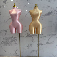 Maniquí Femenino de Gran Tamaño con Glúteos Grandes, Totalmente Ajustable, Maniquí BBL Elegante con Forma de S, Maniquí Curvilíneo con Soporte, Maniquí de Torso