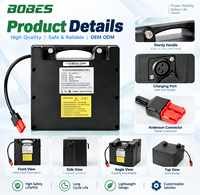 24V 12Ah 20Ah Mobilitätsroller-Akku Lithium-Batteriepack für Faltbare Rollstühle Elektrorollstühle Kundenspezifische OEM ODM BOBES