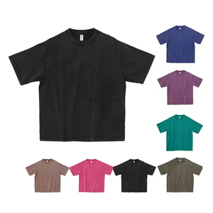 T-shirt vintage délavé à l'acide de haute qualité, OEM, personnalisé, 100% coton, ample, oversize, t-shirt vintage - Product Image 1