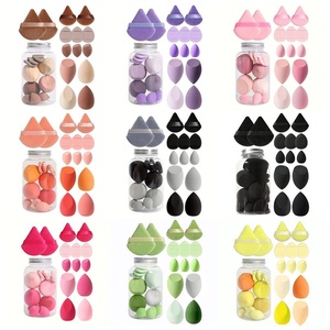 Ensemble d'éponges de maquillage en forme d'œuf sans poudre, type coussin d'<span class=keywords><strong>air</strong></span>, non lavables, en bouteille, pour le marché international - Product Image 1