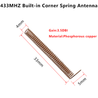 Antenne à bobine spirale 433MHZ Antenne de module Lora Antenne intégrée omnidirectionnelle 433M