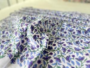 Telas de algodón con estampado de bloques hechos a mano, estampados indios tradicionales en algodón natural 100% para ropa y decoración del hogar - Product Image 6