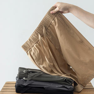 Shorts pour hommes en soie glacée à séchage rapide, taille mi-haute, respirants, pour la course et la plage, 5 2024 - Product Image 5