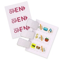 Carte créative Pull Tab Impression numérique Designs gratuits 3 Fenêtre ouverte Win Prize Pull Tab Tickets pour les États-Unis