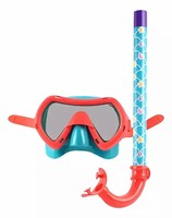 Ensemble de masque de plongée pour enfants avec lunettes de natation à large champ de vision et tube respiratoire pour l'exploration sous-marine, lunettes de plongée pour la piscine