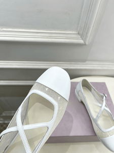 Zapatos de Mujer Jimmy de Alta Calidad, con Malla y Costuras Precisas, Suela Plana, Cómodos, con Colgante de Perla, Gran Venta - Product Image 5