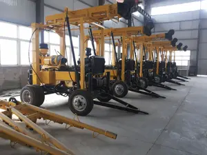 Easy To Move 300m 600m Deep Mobile Type Geological Exploration Drilling Rig