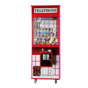 Hot Selling Brass Vending <b>Claw</b> <b>Machine</b> Crane Coin Operated Gift Travel Bus for Shopping Mall Home Tel Plush Toys - Product Image 4