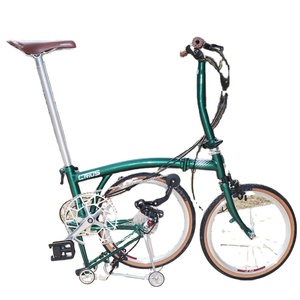 จักรยานพับได้ขนาด 16 นิ้ว 9 สปีด รุ่น BOB A6 Mintparts โครงอะลูมิเนียมอัลลอยด์ 3 ตอน พับได้ น้ำหนักเบา จักรยานพับขนาดเล็ก - Product Image 1