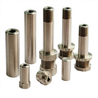 Service OEM professionnel : Douille de tige en acier inoxydable brossé usinée CNC pour pièces de rechange de machines d'automatisation industrielle
