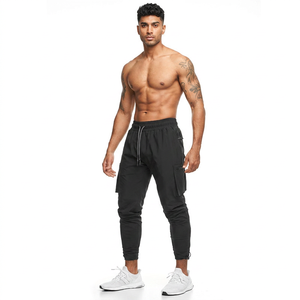 2026 Hip-hop High Street <b>Trousers</b> Wholesale Men 6 Pocket Baggy Cargo Pants for Men - Product Image 1