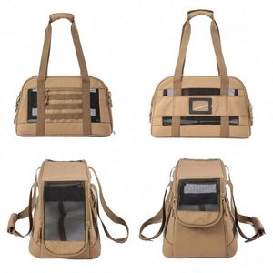 Sac de transport pliable pour animaux de compagnie, homologué par les compagnies aériennes, en tissu souple, pour chien ou chat, fabriqué en usine BSCI, vente en gros, personnalisable. - Product Image 2